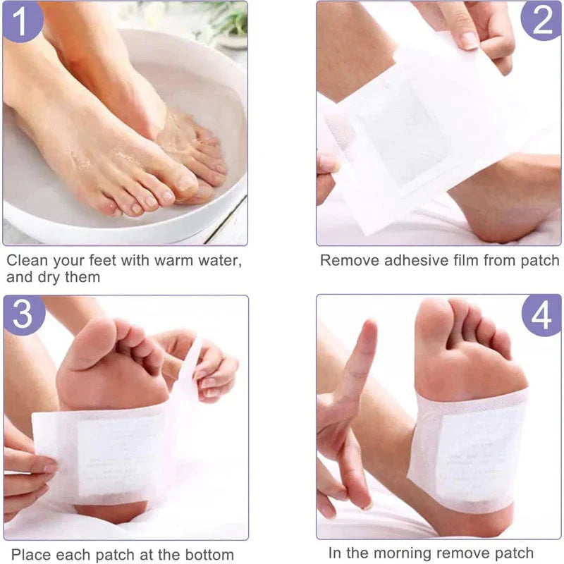 Natural Detox Foot Patches | 🔥BUY 1 GET 1 FREE🔥 with Free Spray