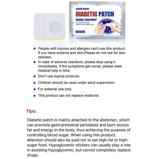 Blood Sugar Control Diabetic Patches |🔥BUY 1 GET 1 FREE🔥 with Free Spray